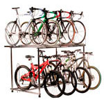 BS257+ 8 bicycles display, on 2 levels